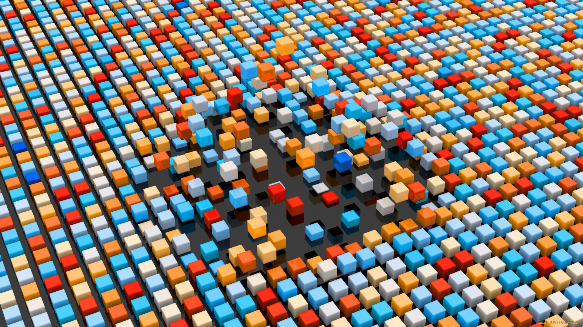 векторная, графика, -графика, , graphics, цвет, кубики, форма