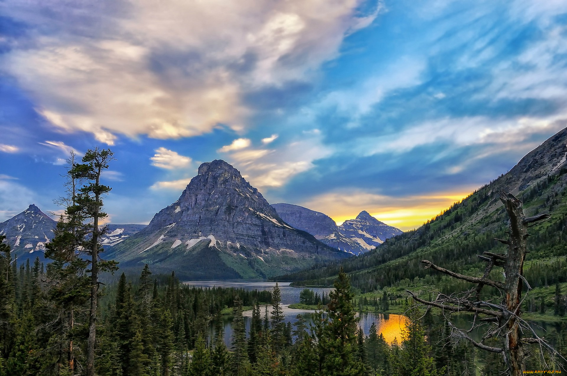 природа, горы, простор