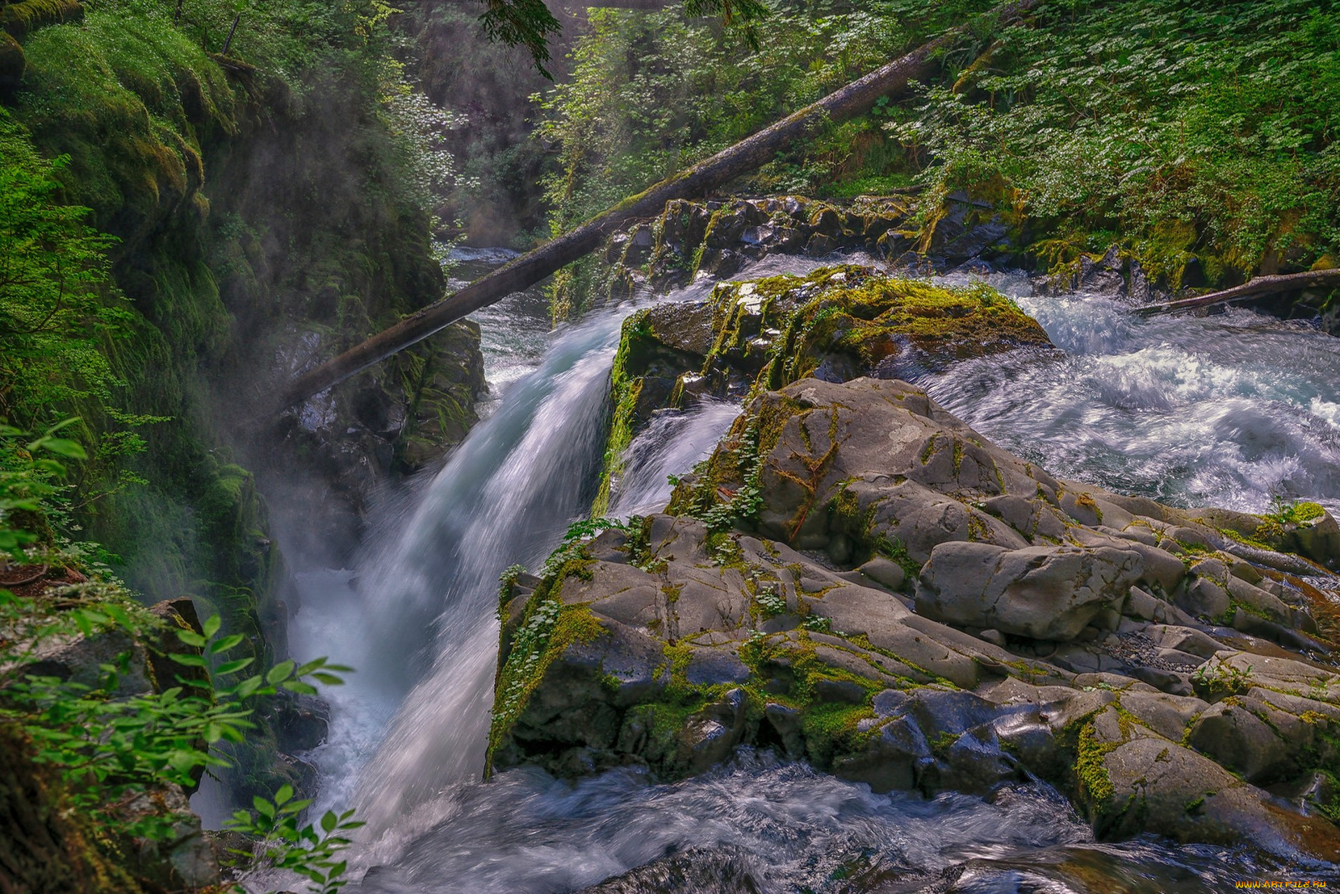 природа, водопады, простор