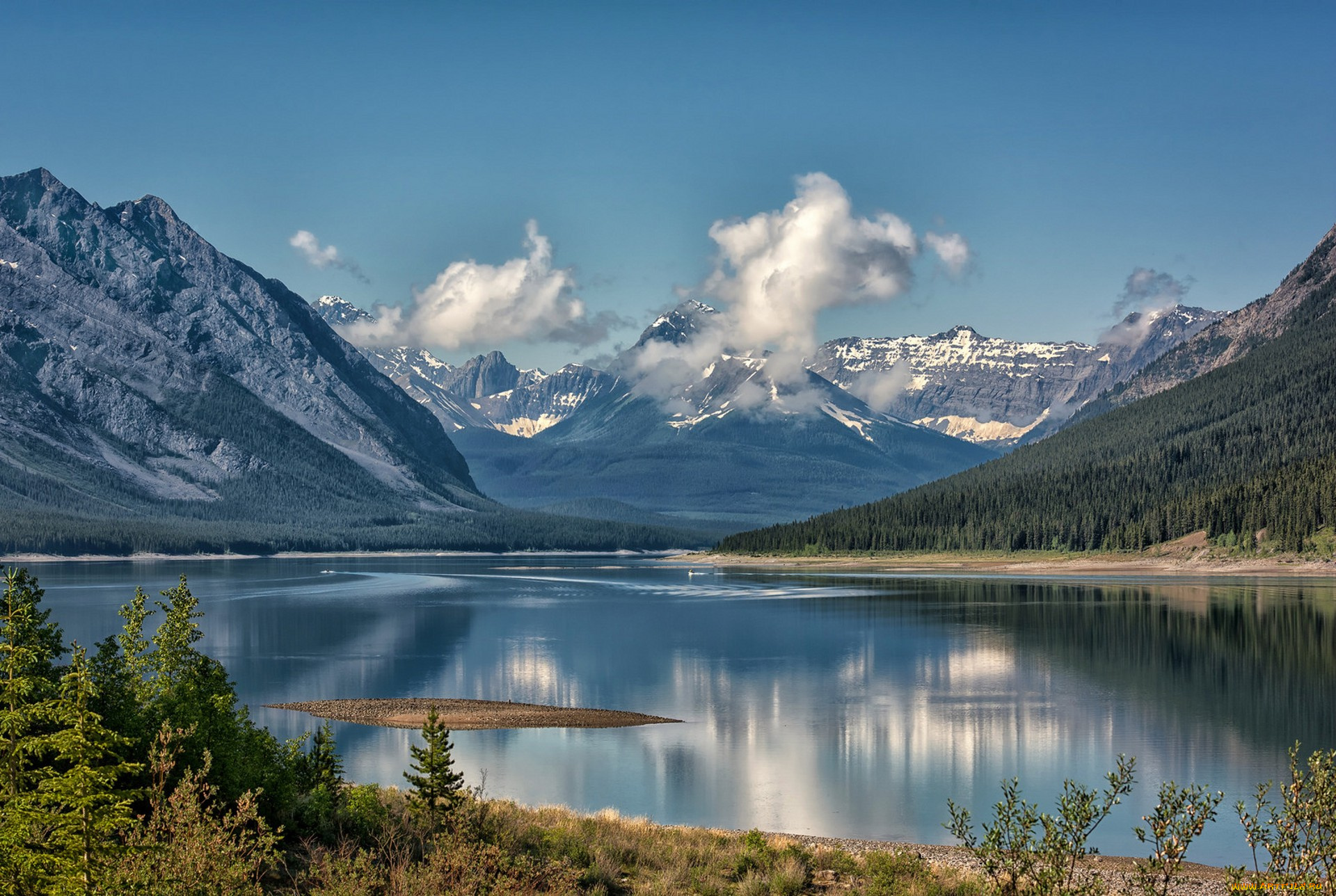 природа, реки, озера, простор