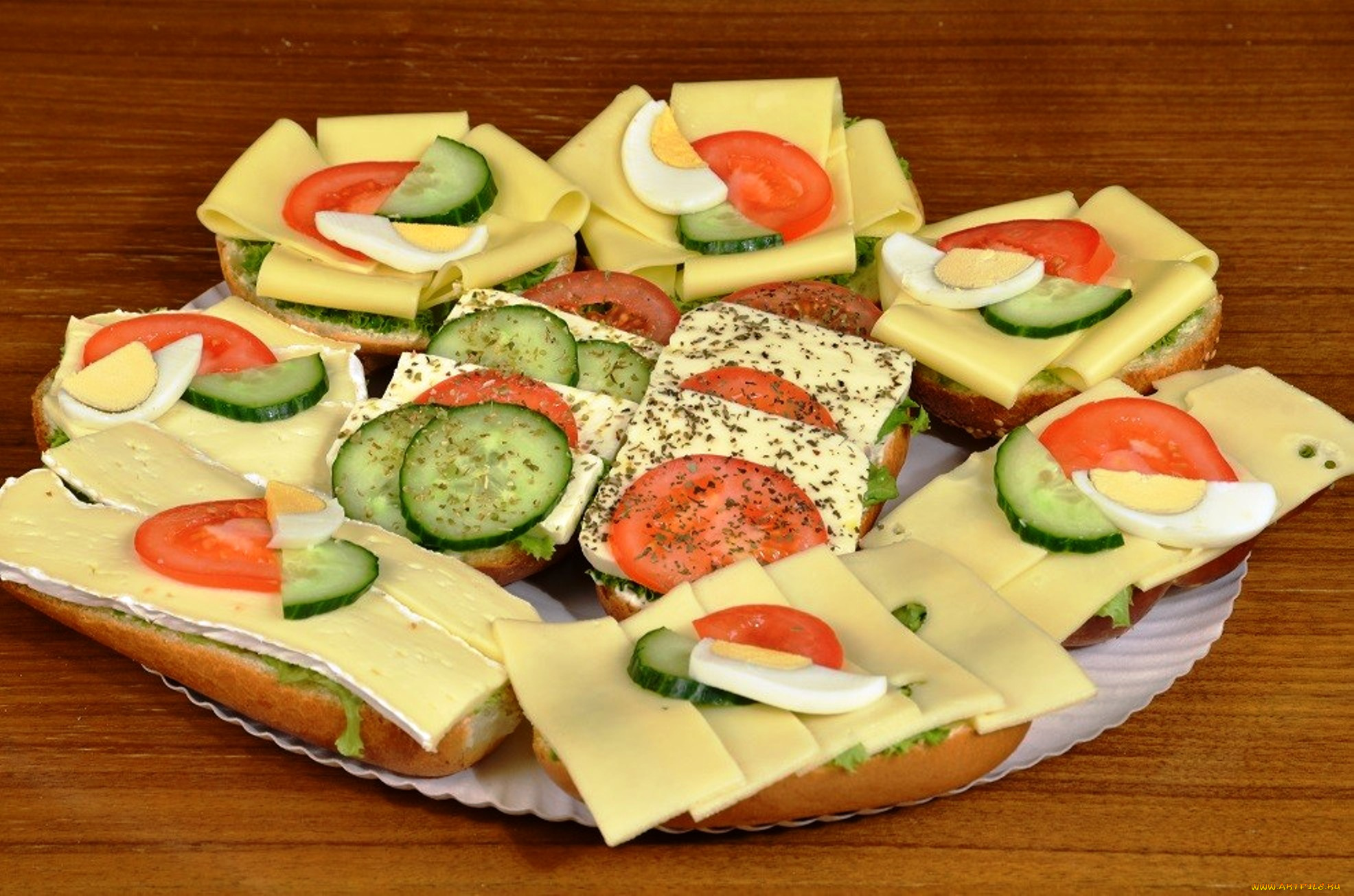 еда, бутерброды, , гамбургеры, , канапе, хлеб, яйца, огурцы, томаты, помидоры