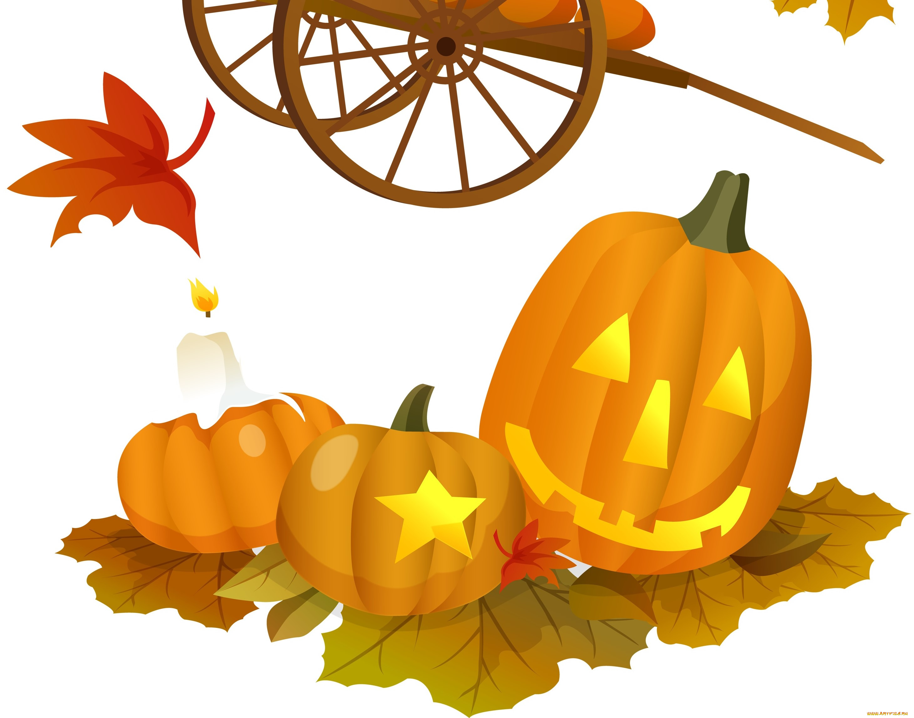 праздничные, хэллоуин, тыква, фон
