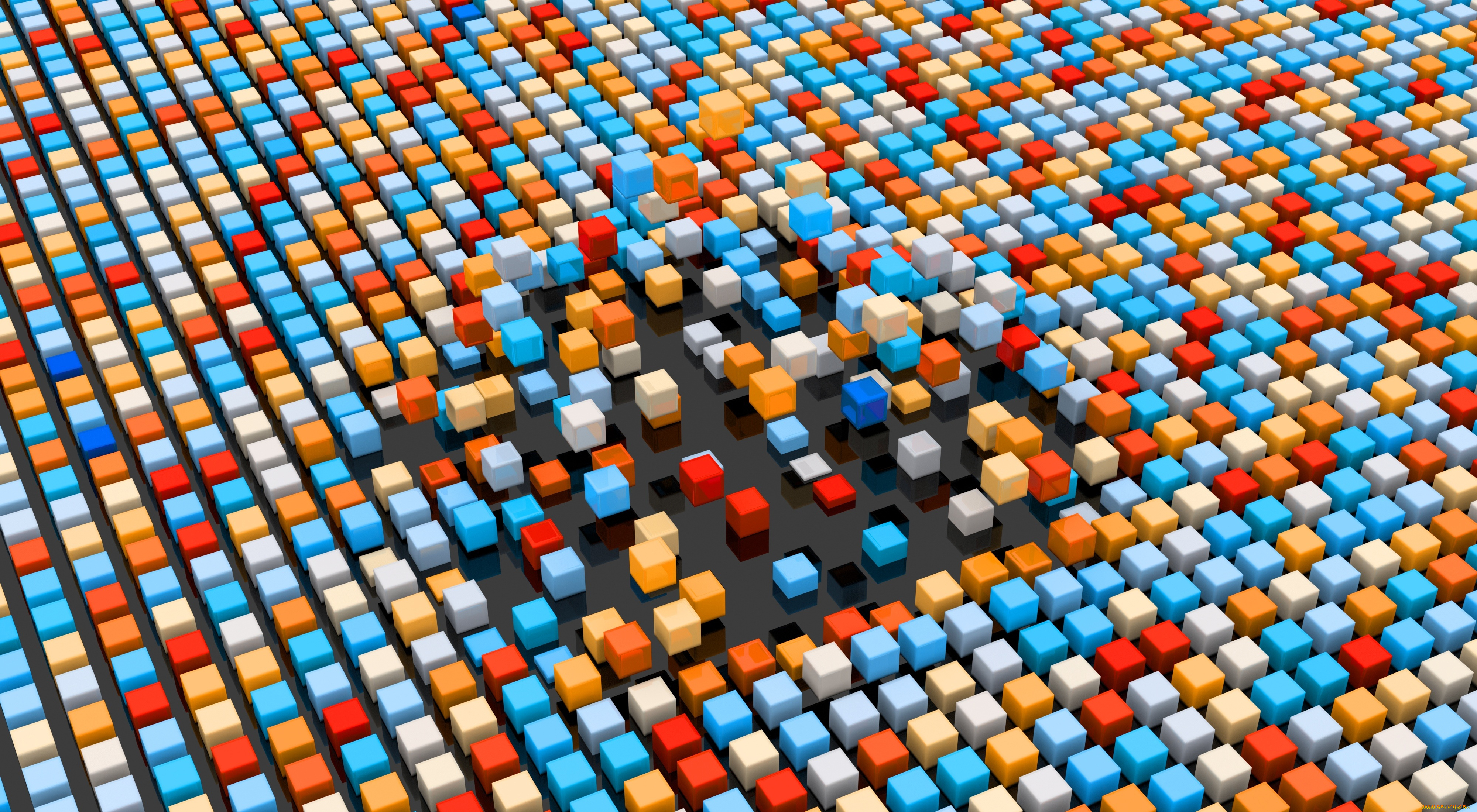 векторная, графика, -графика, , graphics, цвет, кубики, форма