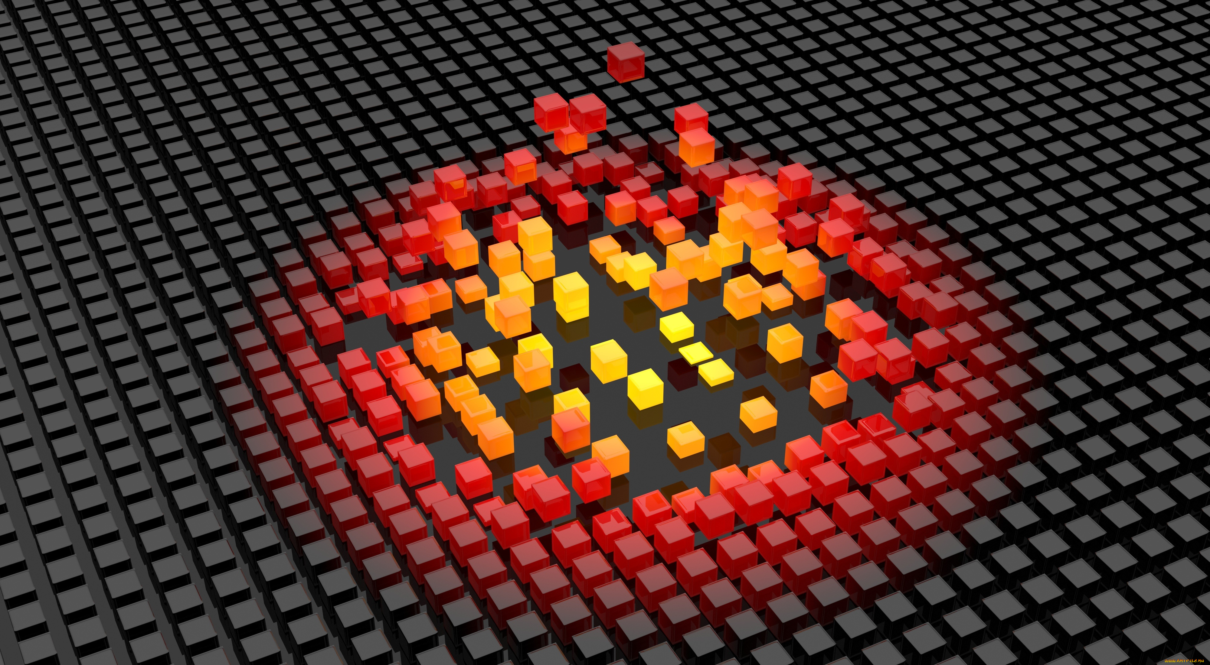 векторная, графика, -графика, , graphics, форма, цвет, кубики