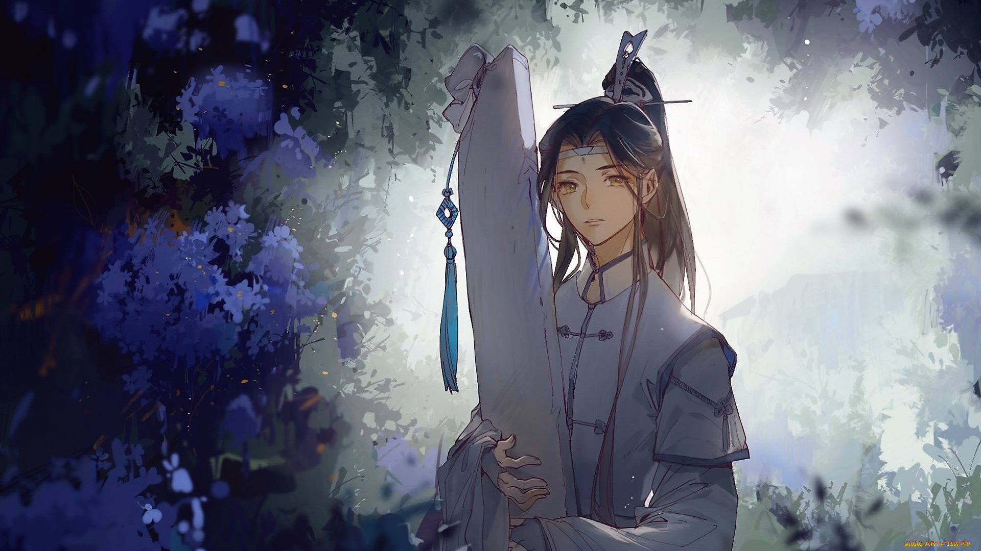 аниме, mo, dao, zu, shi, лань, ванцзи, гуцинь