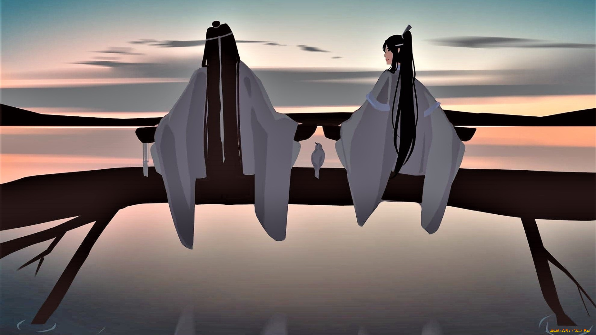 аниме, mo, dao, zu, shi, лань, ванцзи, сычжуй, гуцинь