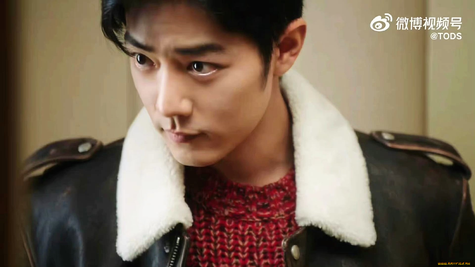 мужчины, xiao, zhan, лицо, куртка, свитер