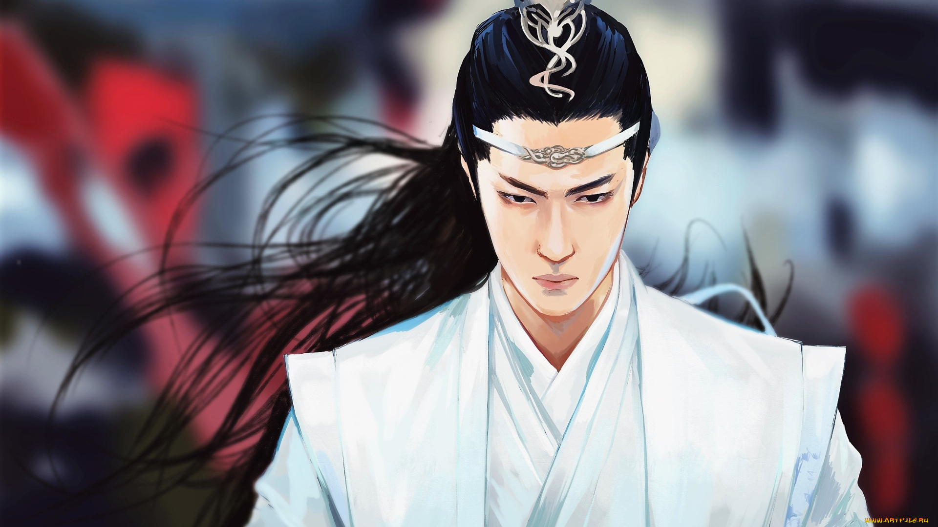 рисованное, кино, , мультфильмы, лань, ванцзи