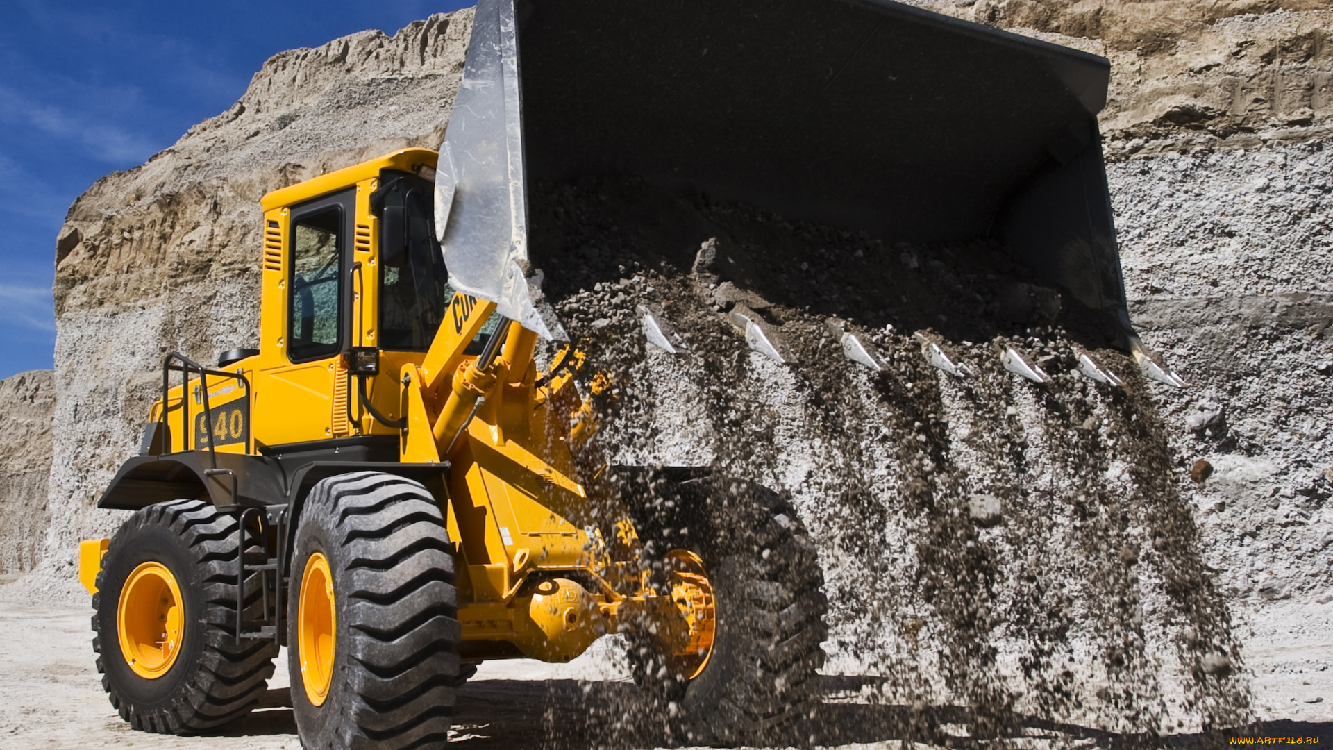 техника, фронтальные, погрузчики, cukurova