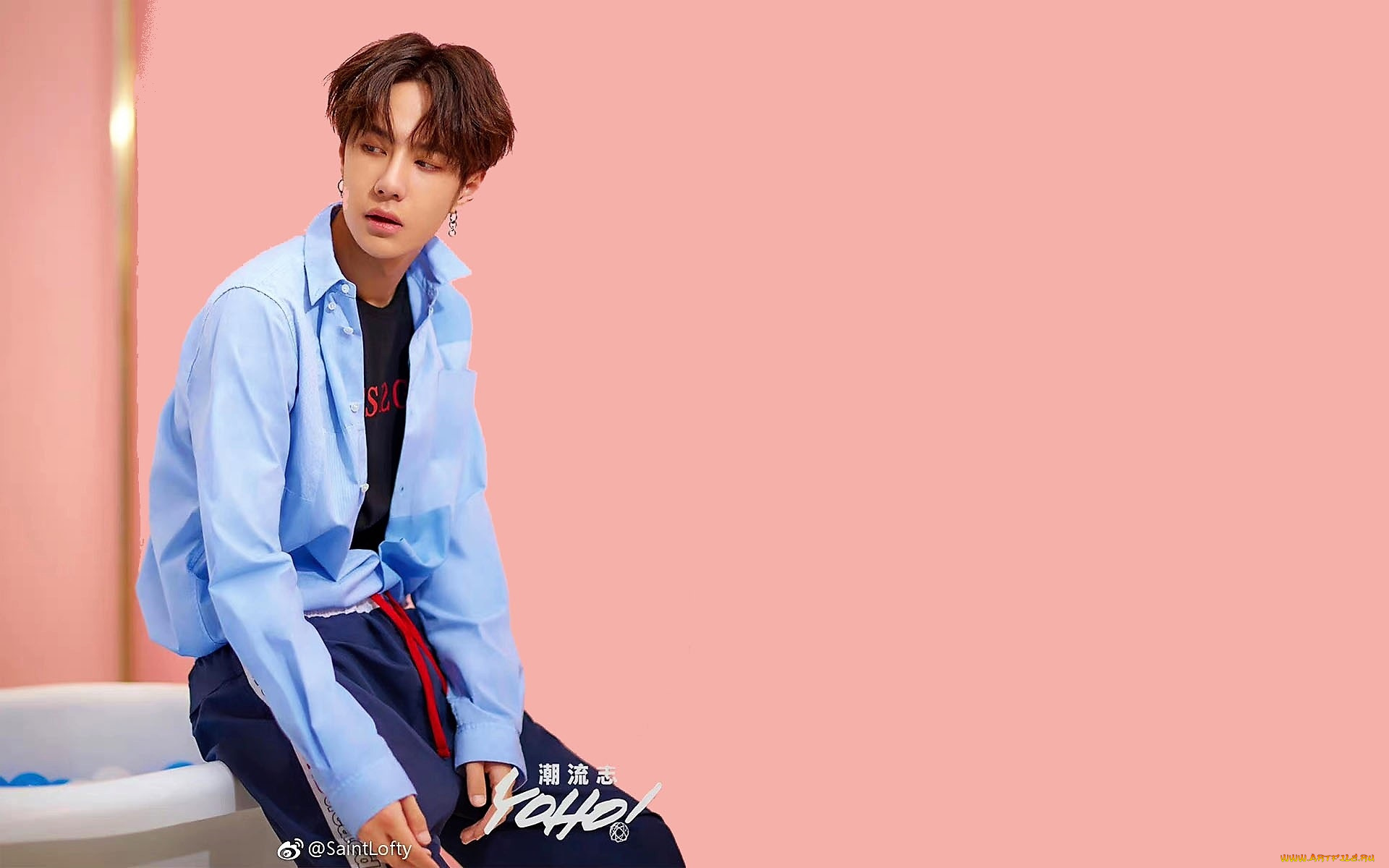 мужчины, wang, yi, bo, актер, рубашка