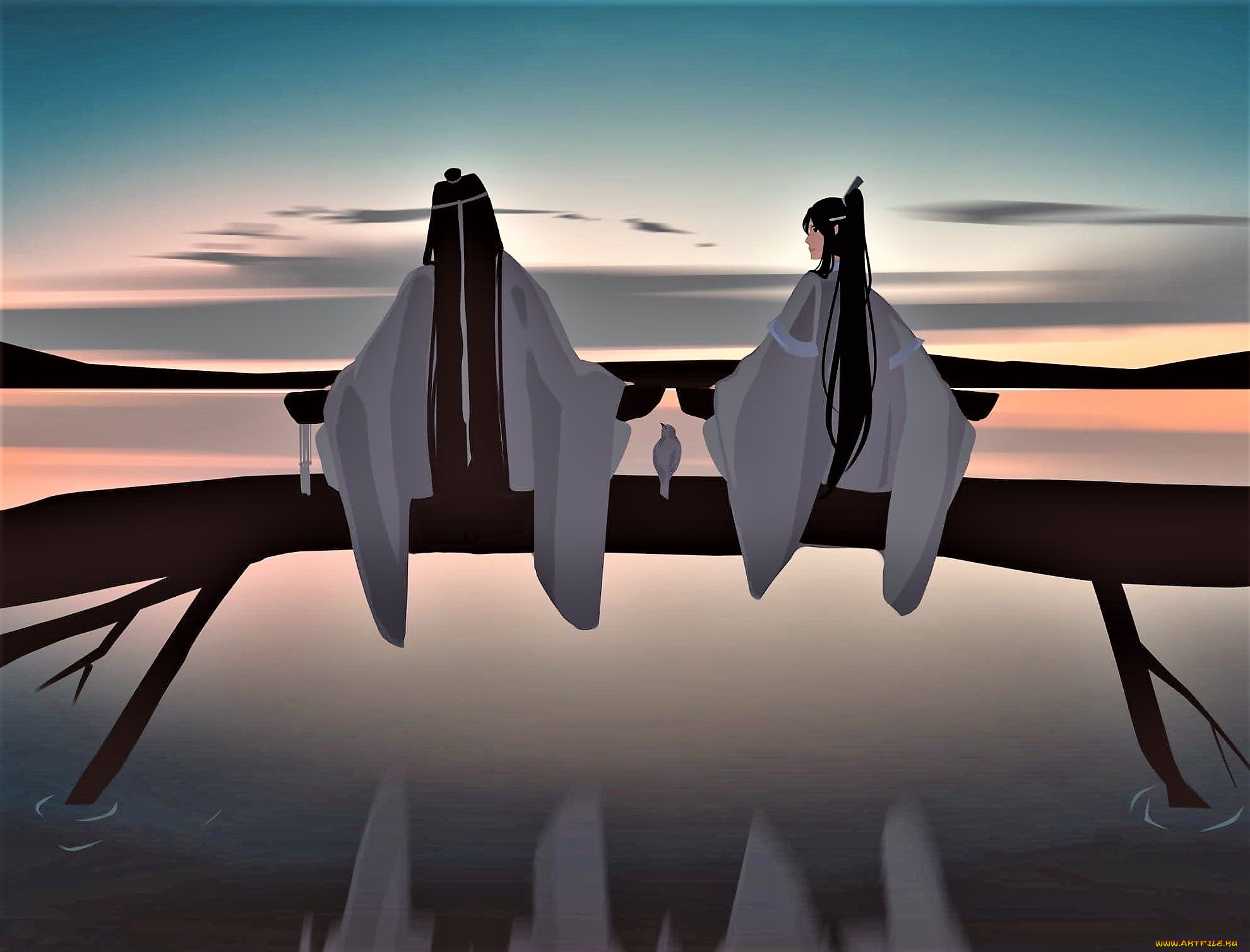 аниме, mo, dao, zu, shi, лань, ванцзи, сычжуй, гуцинь