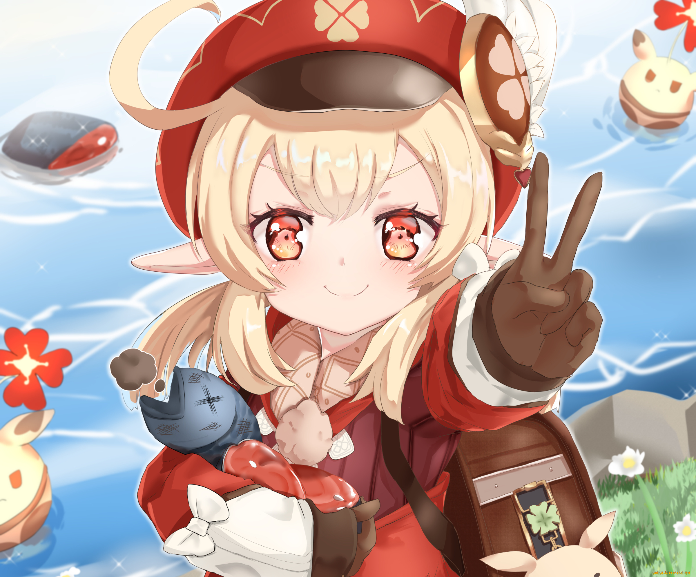 аниме, genshin, impact, genshin, impact