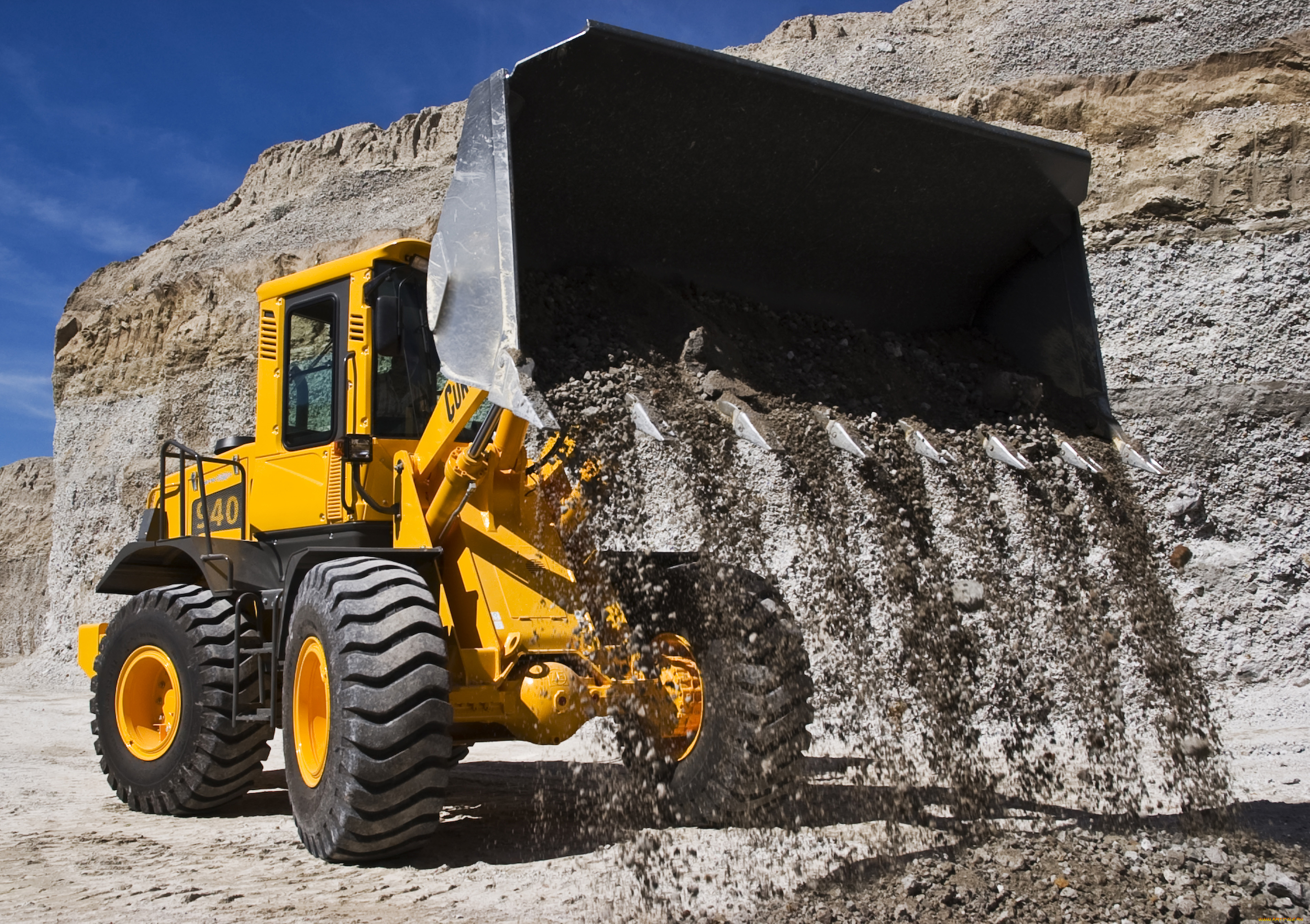 техника, фронтальные, погрузчики, cukurova