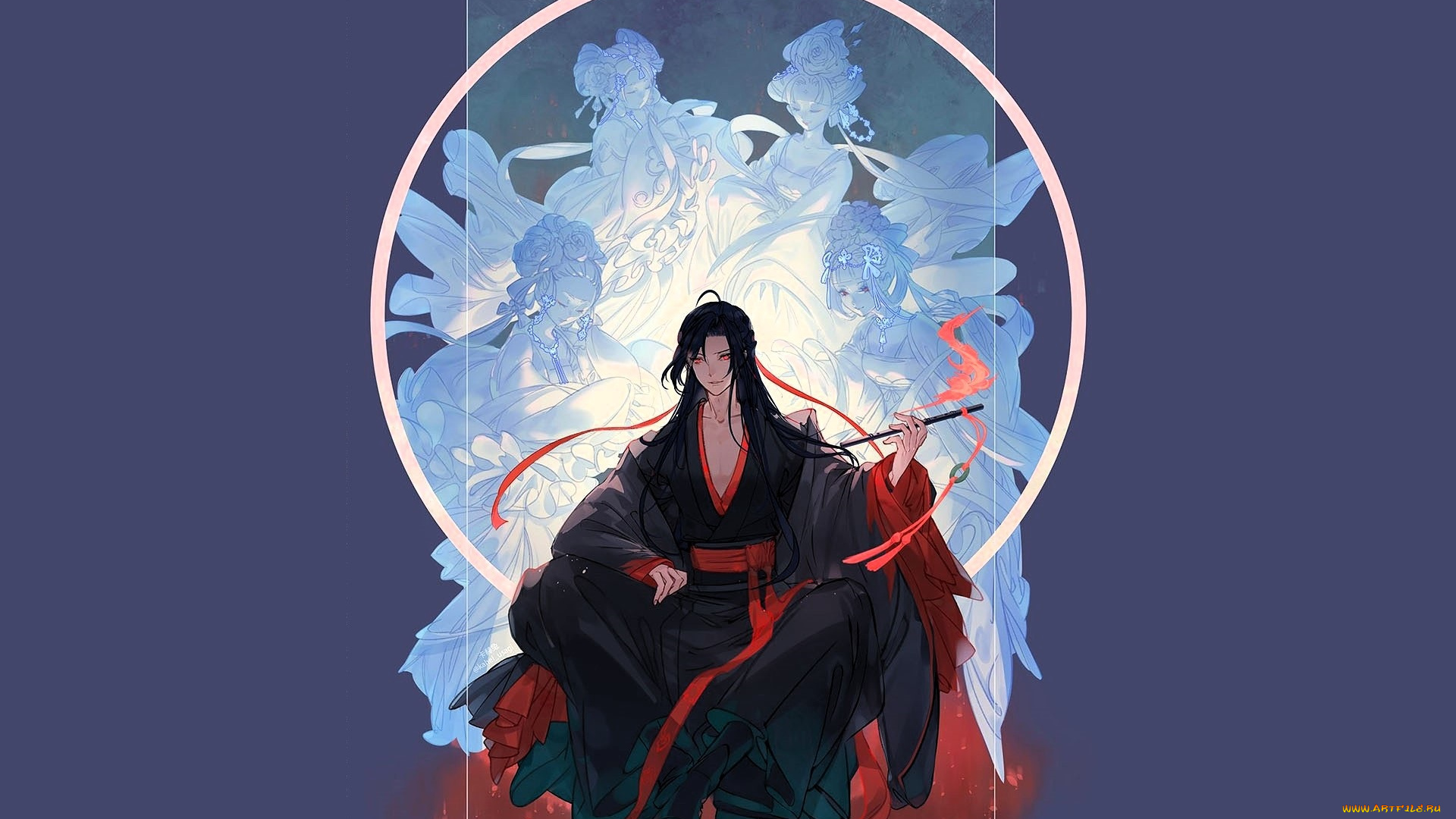 аниме, mo, dao, zu, shi, вэй, усянь, призраки