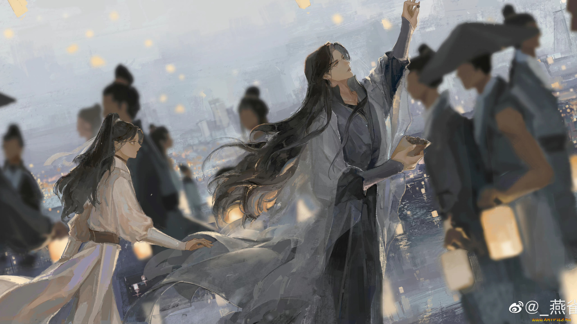 sha, po, lang, аниме, китай, мужчины