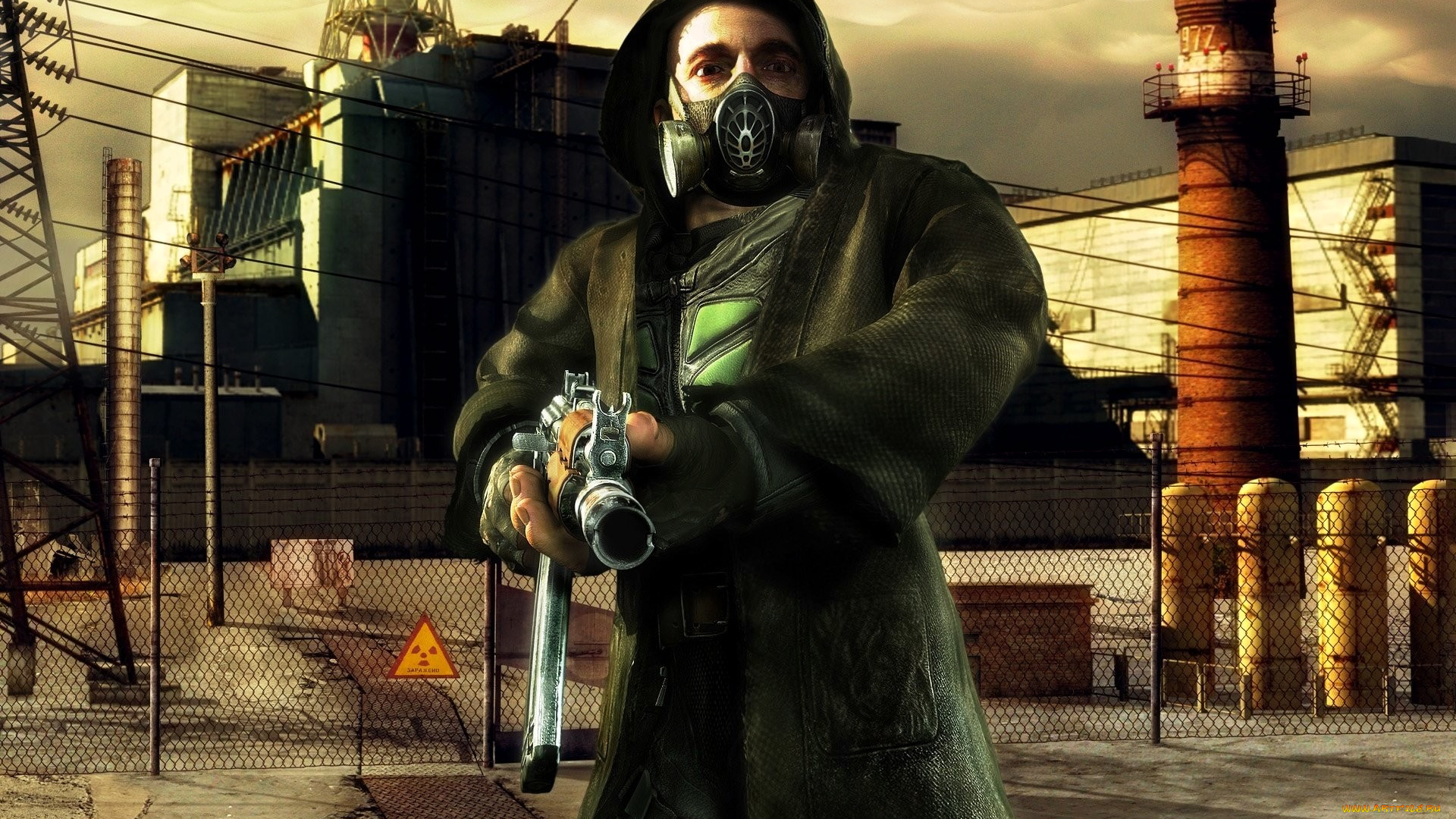 видео, игры, , shadow, of, chernobyl, сталкер, оружие, маска, чернобыль, станция