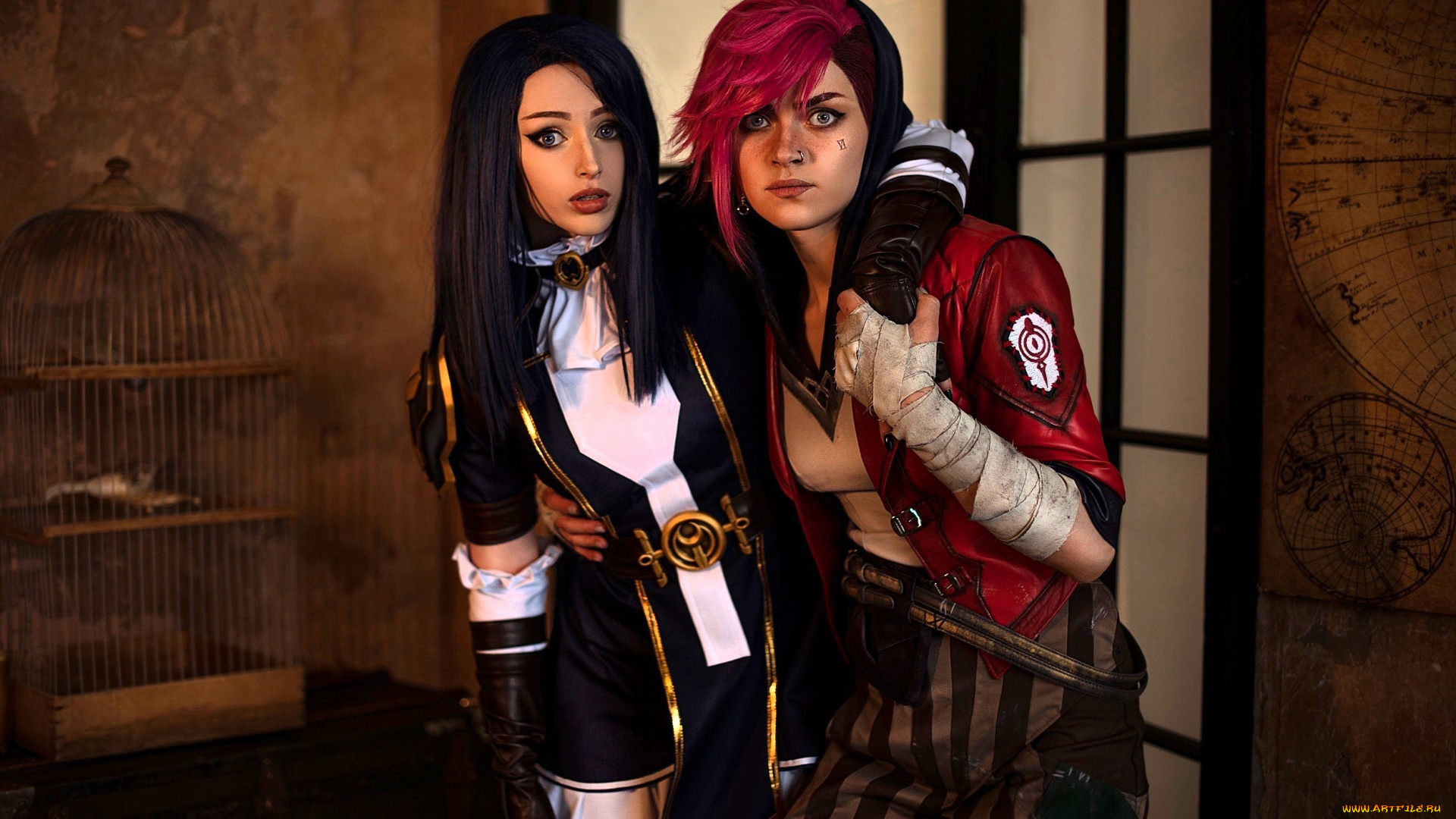 девушки, мария, давыдова, , lady, melamori, образы, костюмы, наряды, косплей, пара, двери, клетка