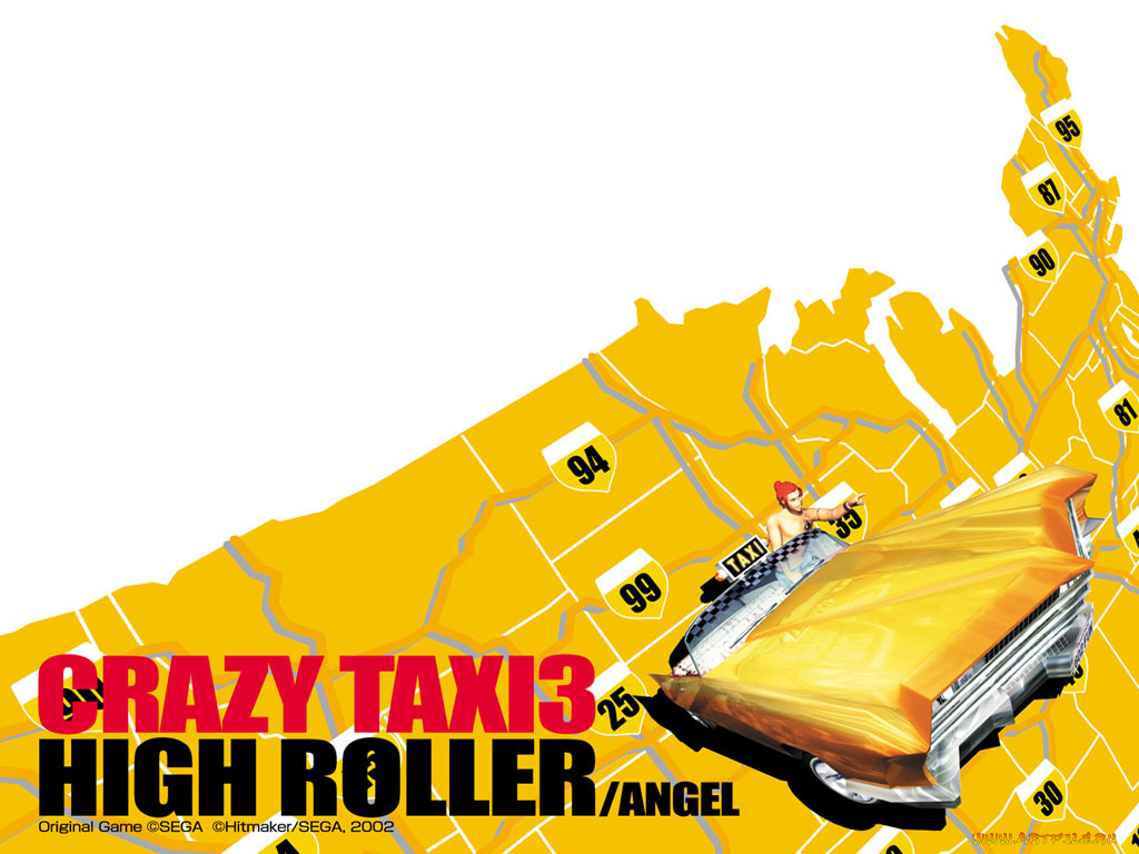 crazy, taxi, видео, игры, high, roller