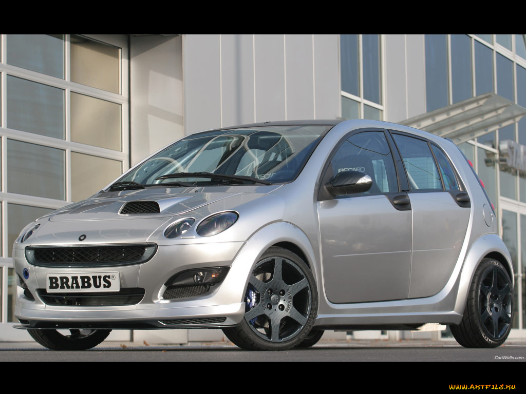 smart, forfour, brabus, concept, автомобили