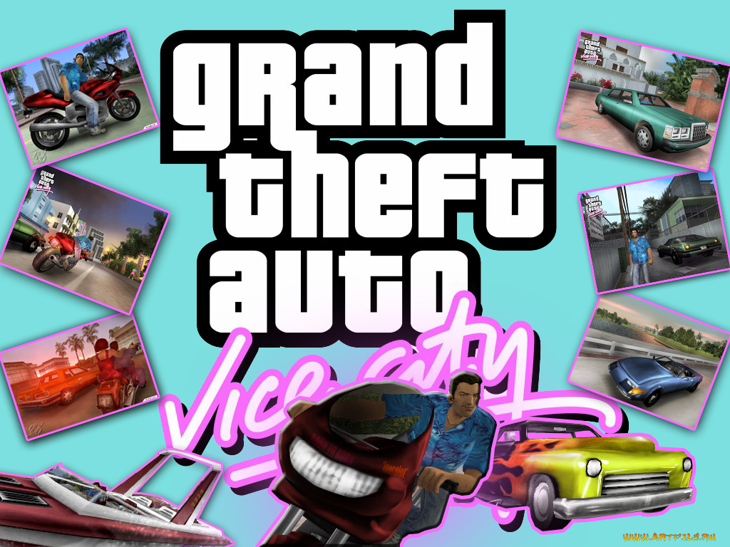 vice, city, видео, игры, grand, theft, auto