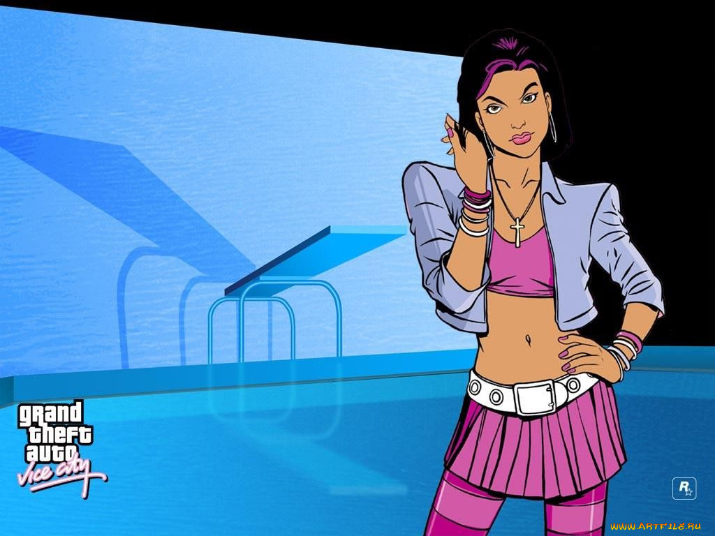 vice, city, видео, игры, grand, theft, auto