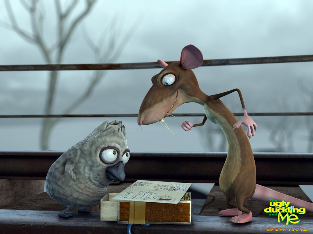 мультфильмы, the, ugly, duckling, and, me