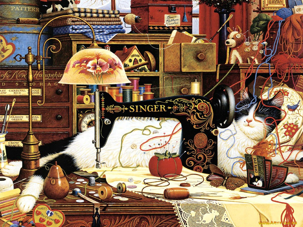 рисованные, животные