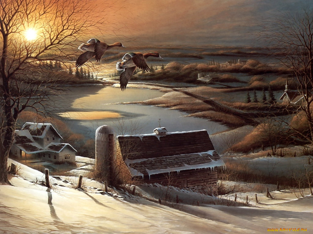 рисованные, животные