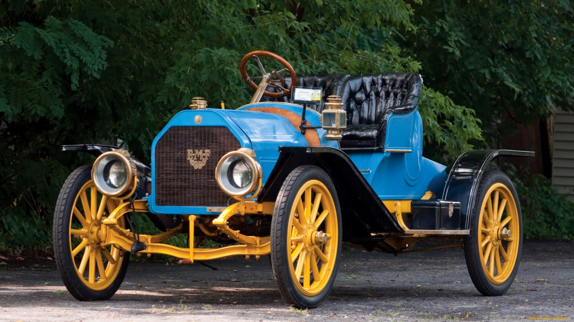 автомобили, классика, автомобиль, деревья, дорога