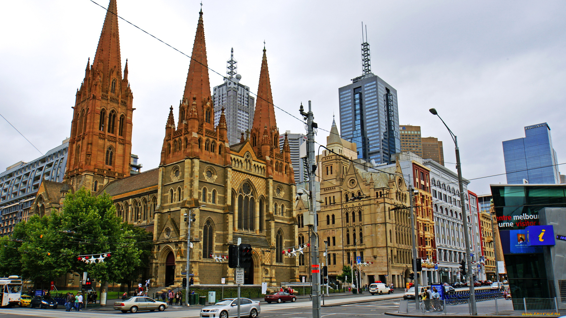 австралия, виктория, мельбурн, города, улицы, площади, набережные, дома