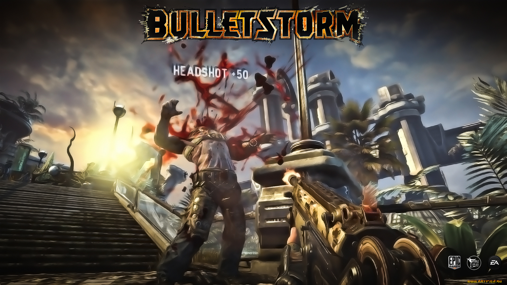 bulletstorm, видео, игры