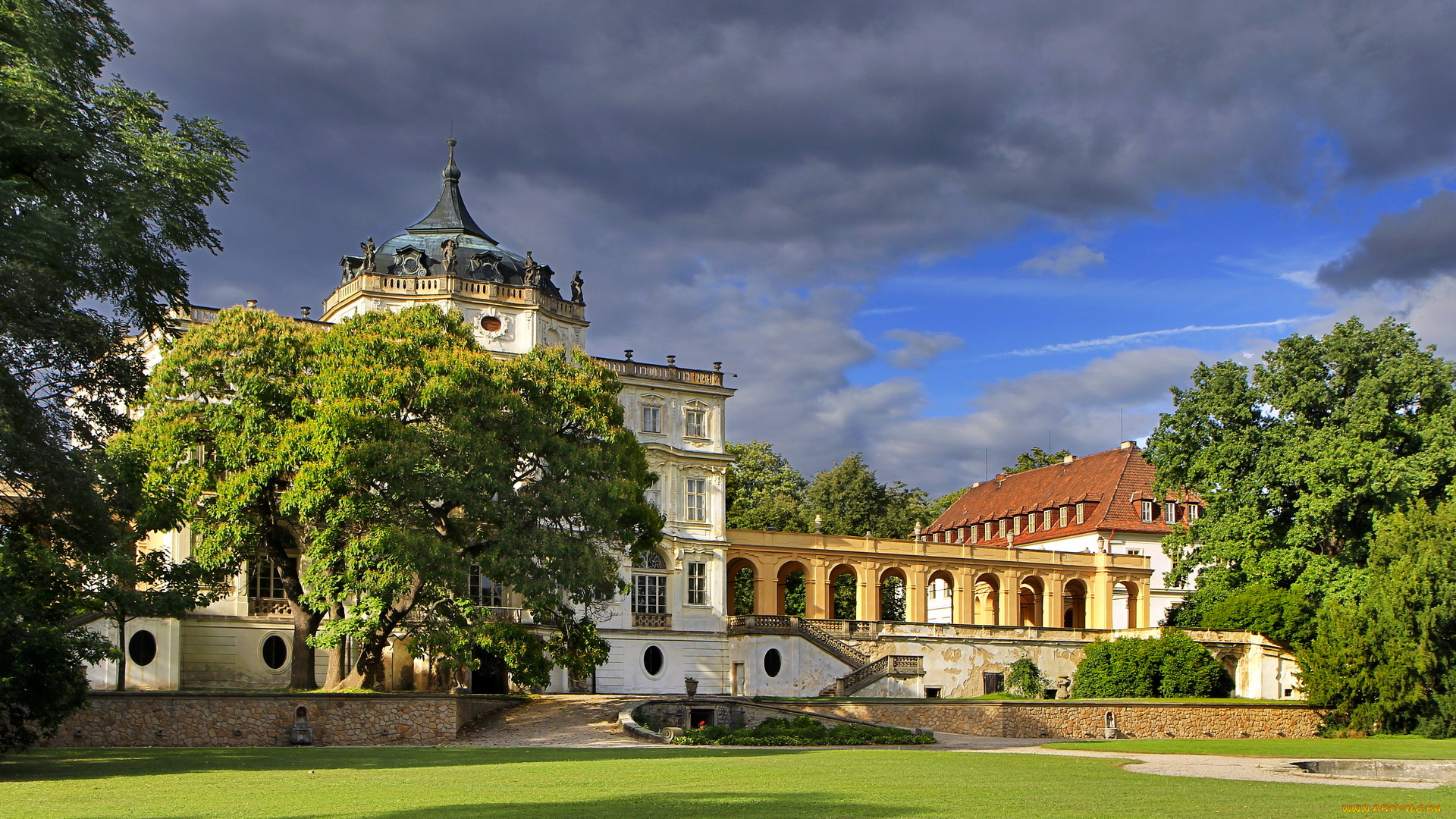 czech, republic, castle, ploskovice, города, дворцы, замки, крепости, Чехия, замок