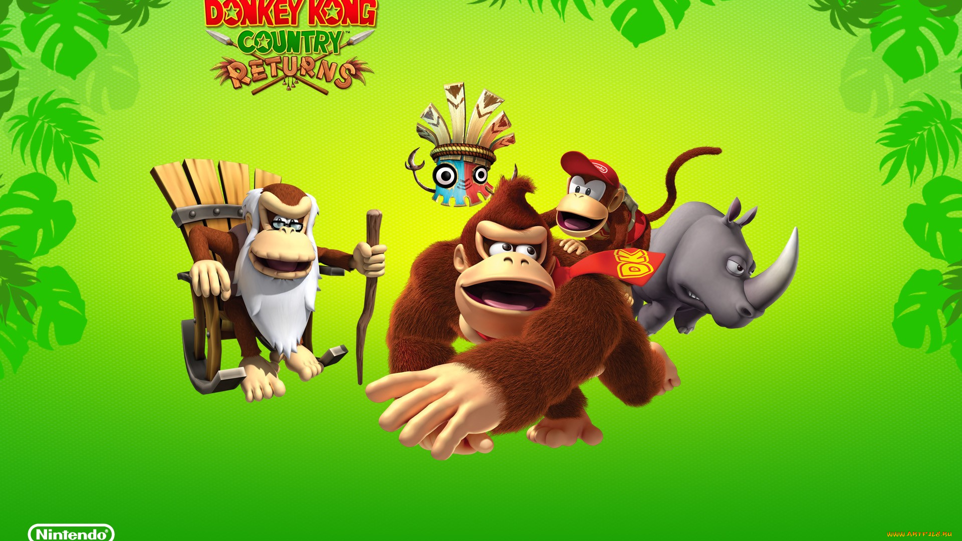 donkey, kong, видео, игры, country, returns