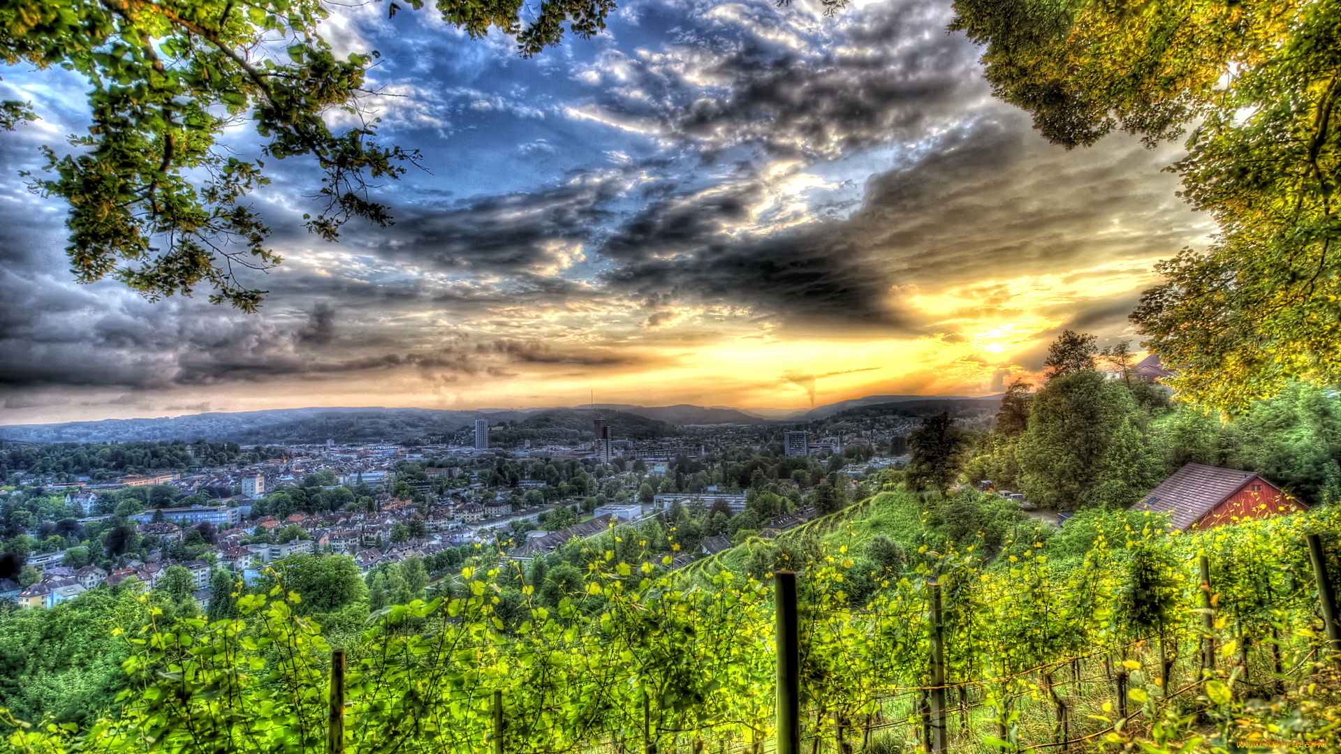 природа, восходы, закаты, закат