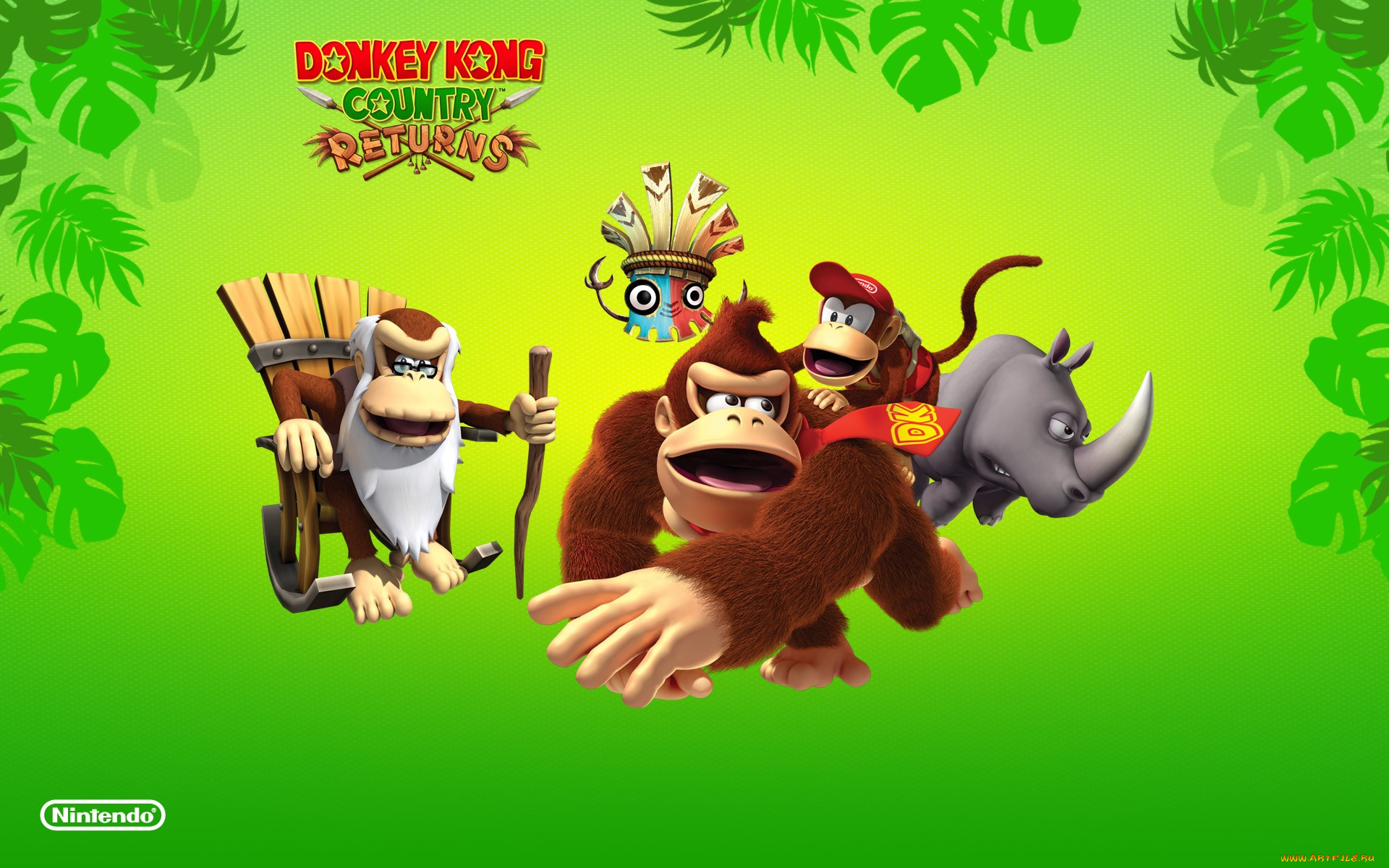 donkey, kong, видео, игры, country, returns