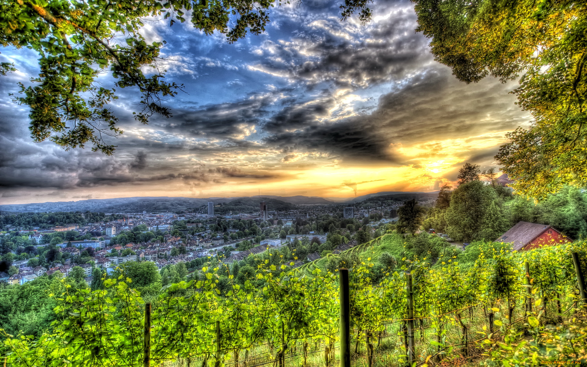 природа, восходы, закаты, закат