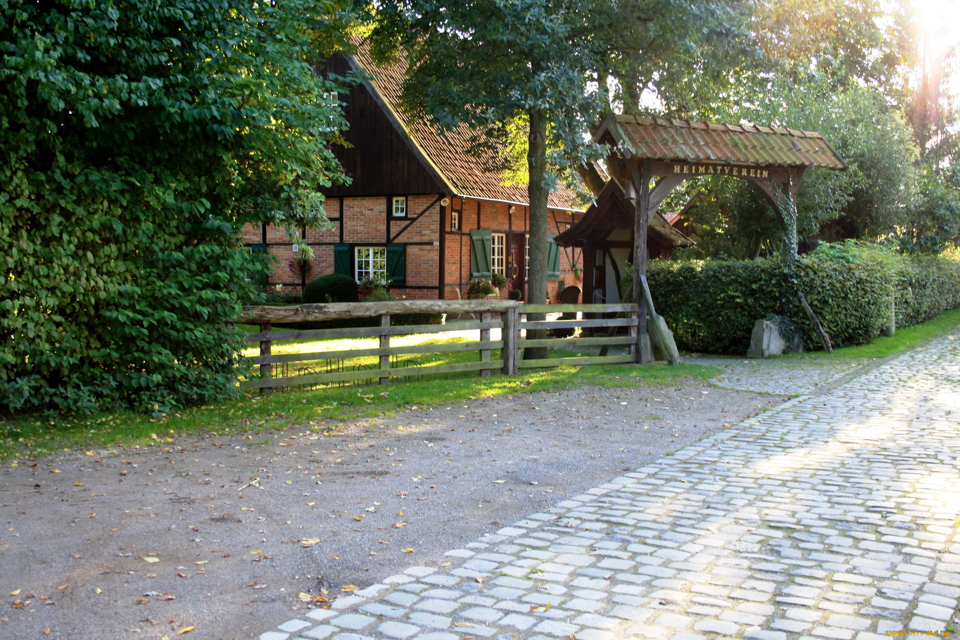 германия, мюнстер, разное, сооружения, постройки, дом, сад