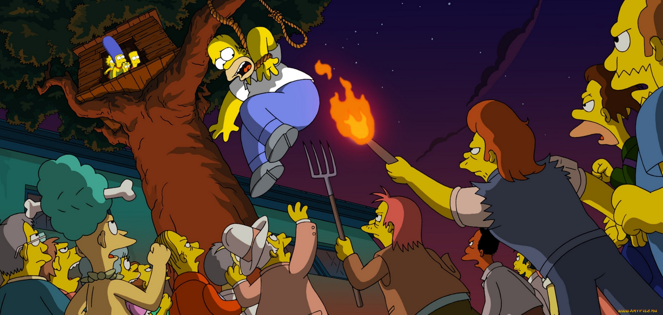 мультфильмы, the, simpsons, гомер