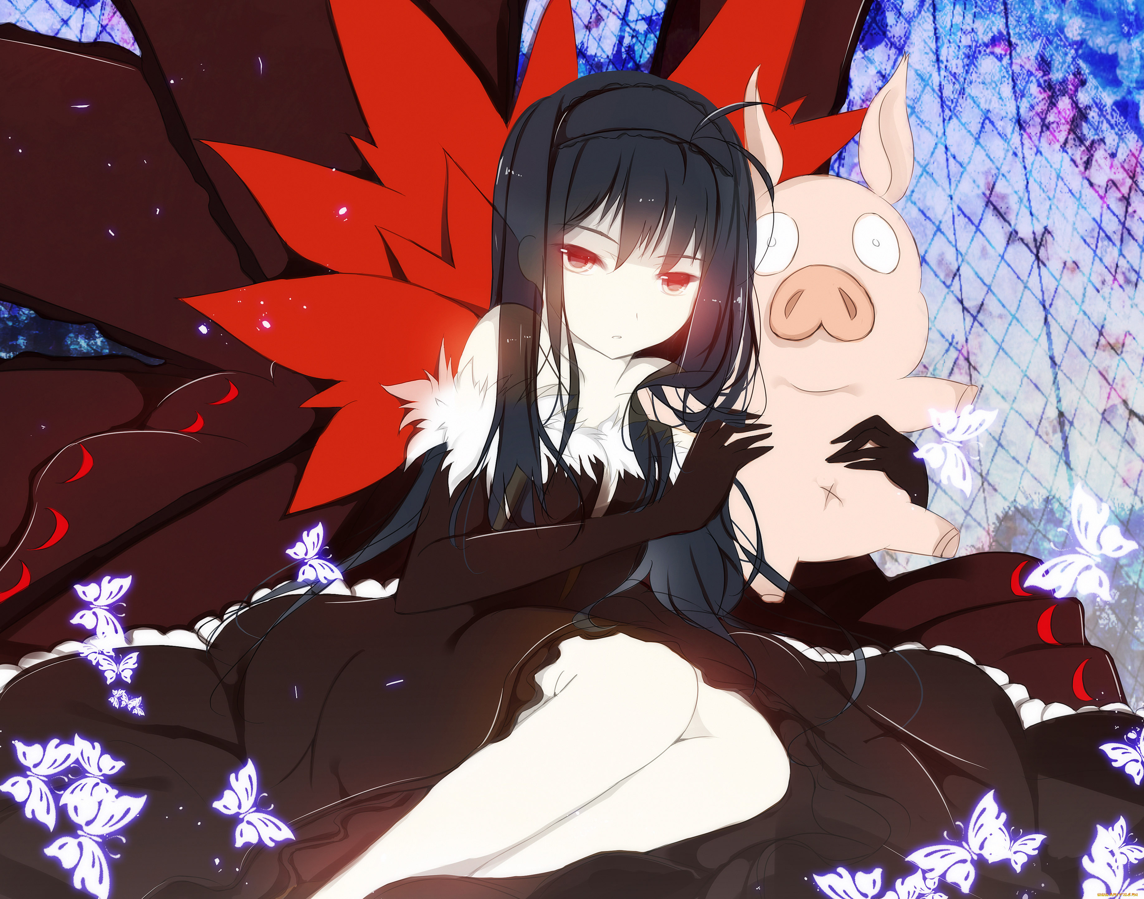 аниме, accel, world, arita, haruyuki, kuroyukihime, девушка, глаза, волосы