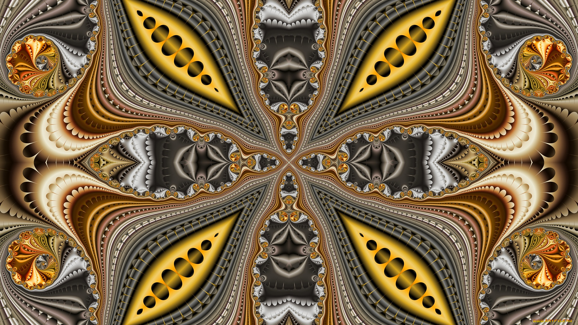 3д, графика, fractal, фракталы