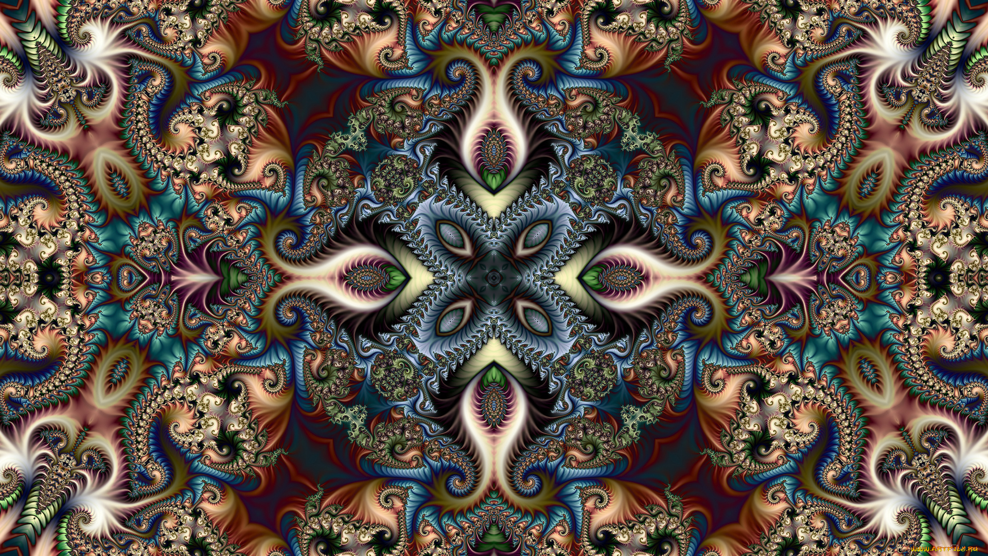 3д, графика, fractal, фракталы