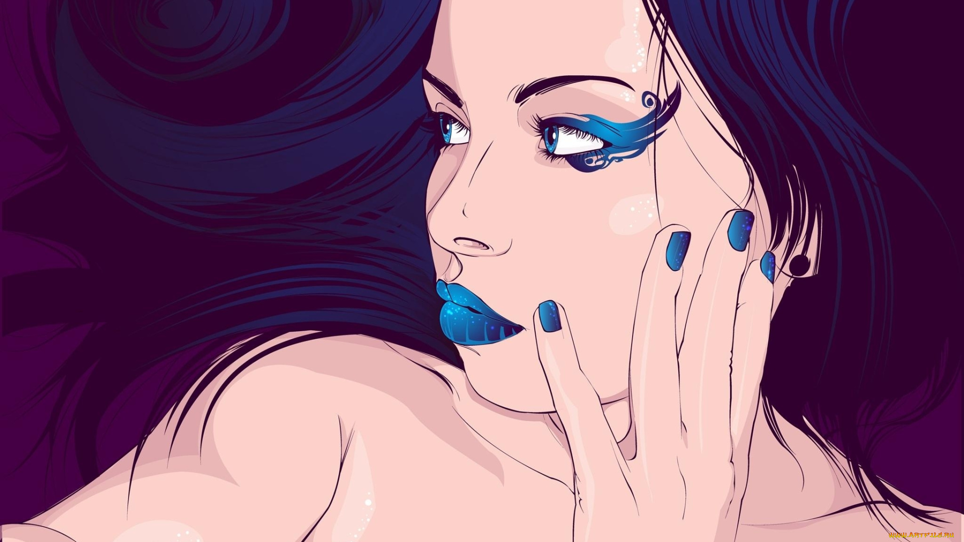 рисованные, -люди