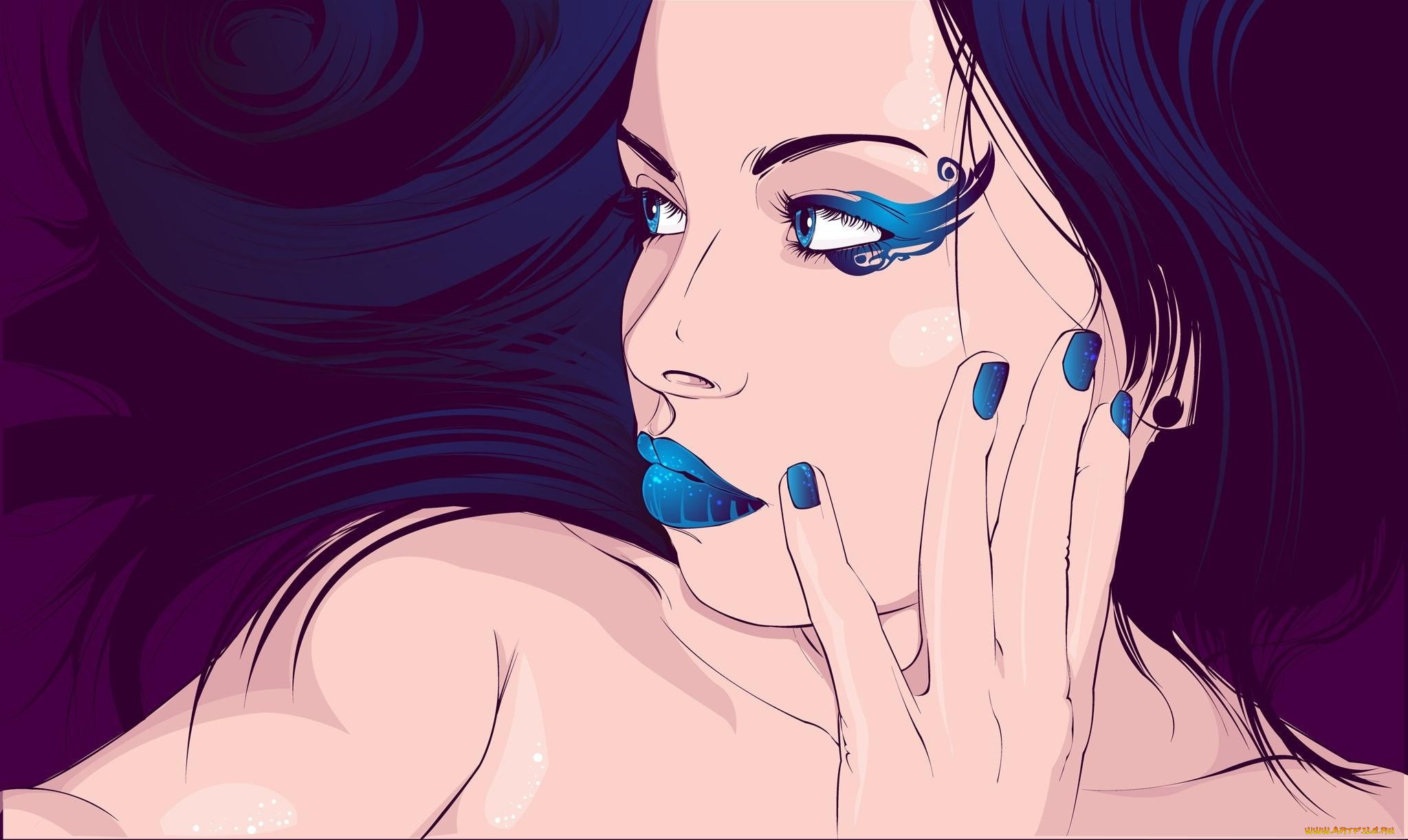 рисованные, -люди