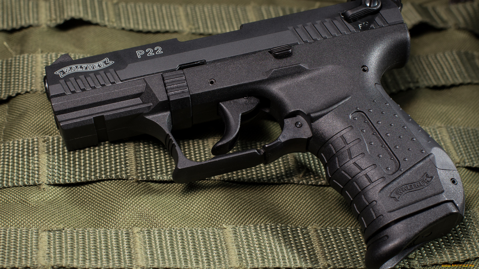 оружие, пистолеты, пистолет, полуавтоматический, p22, walther