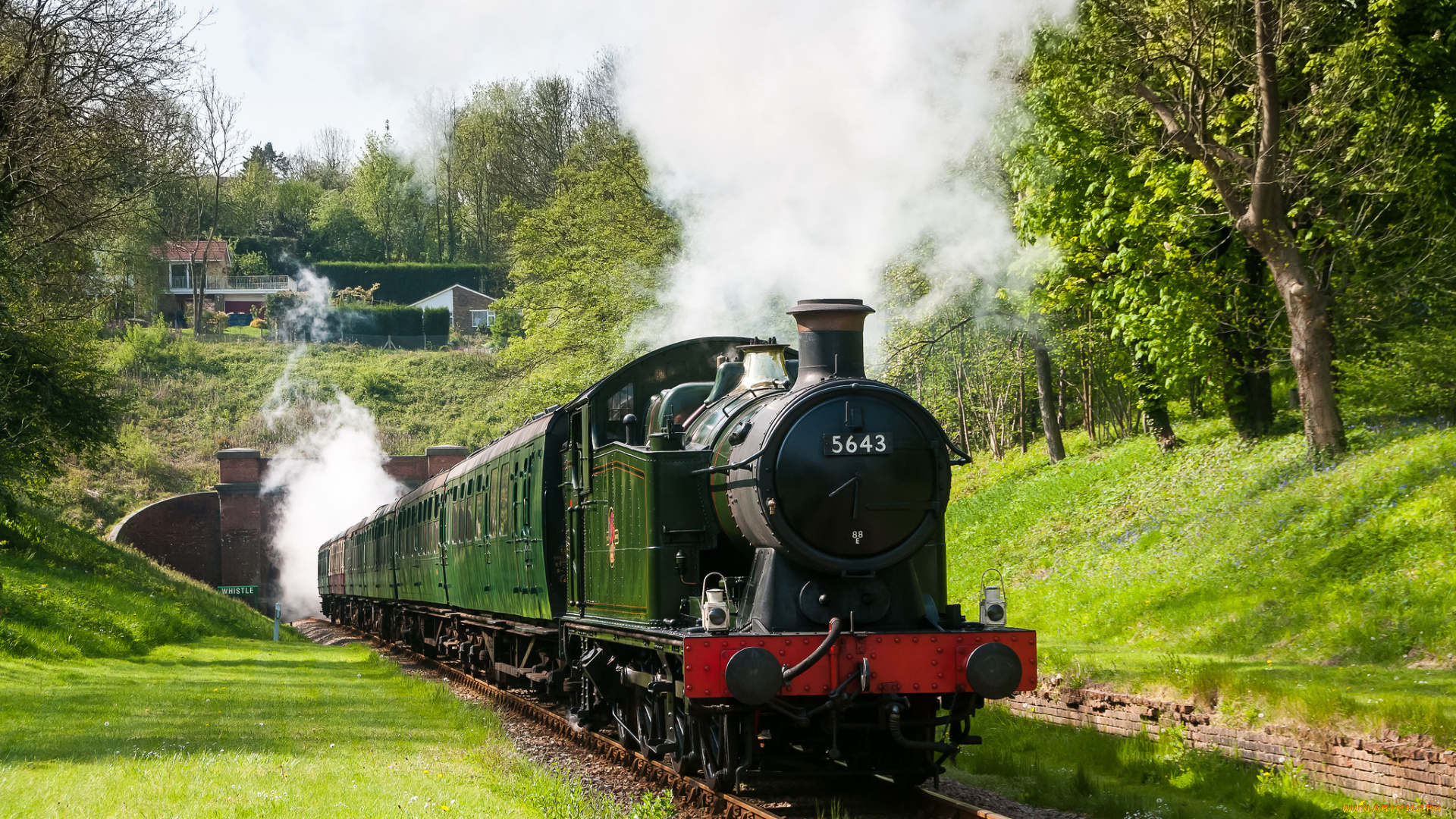 техника, паровозы, дорога, железная, паровоз