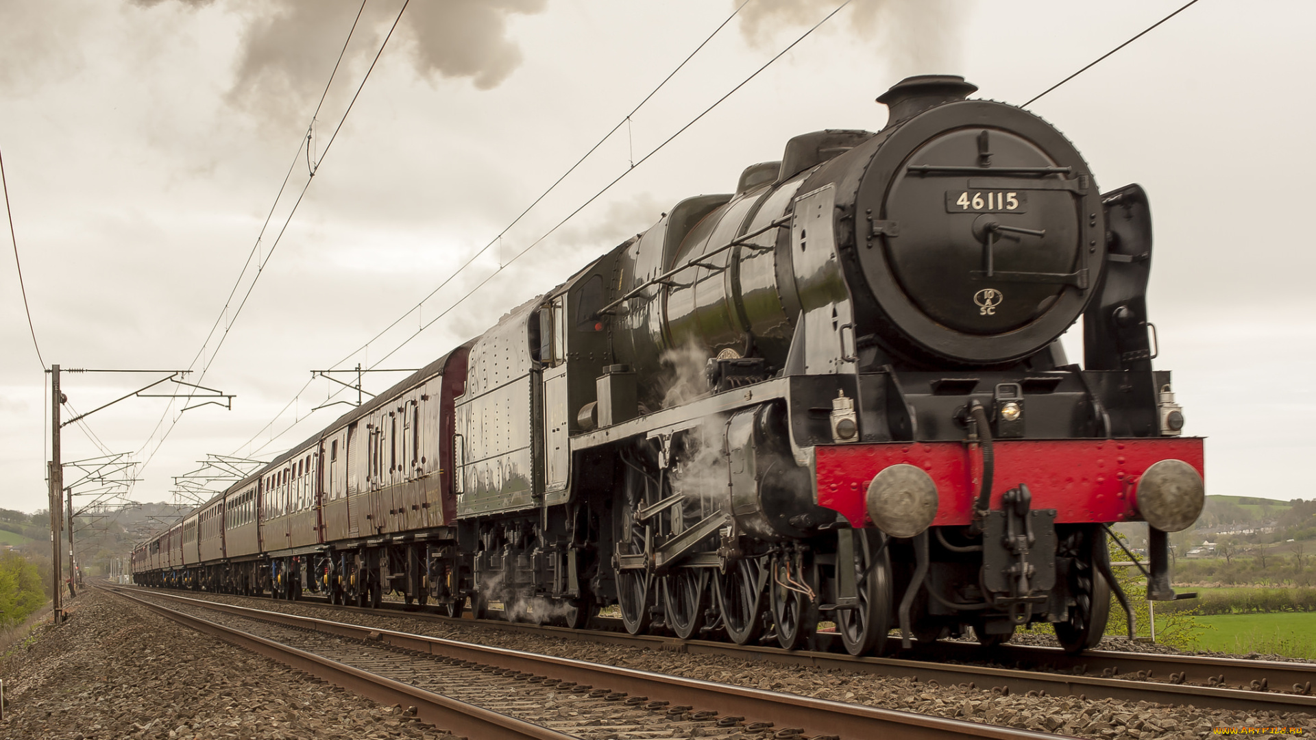 техника, паровозы, паровоз, дорога, железная