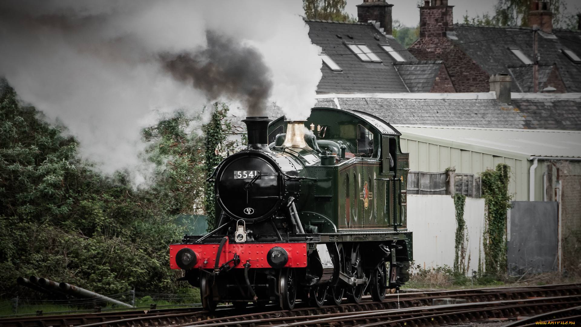 техника, паровозы, железная, паровоз, дорога