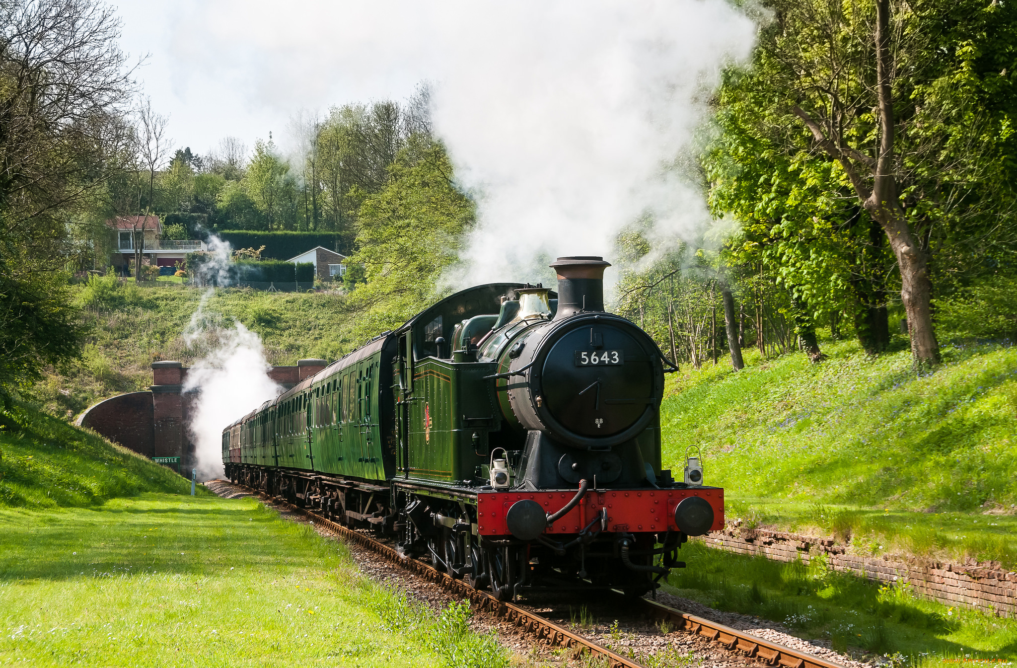 техника, паровозы, дорога, железная, паровоз