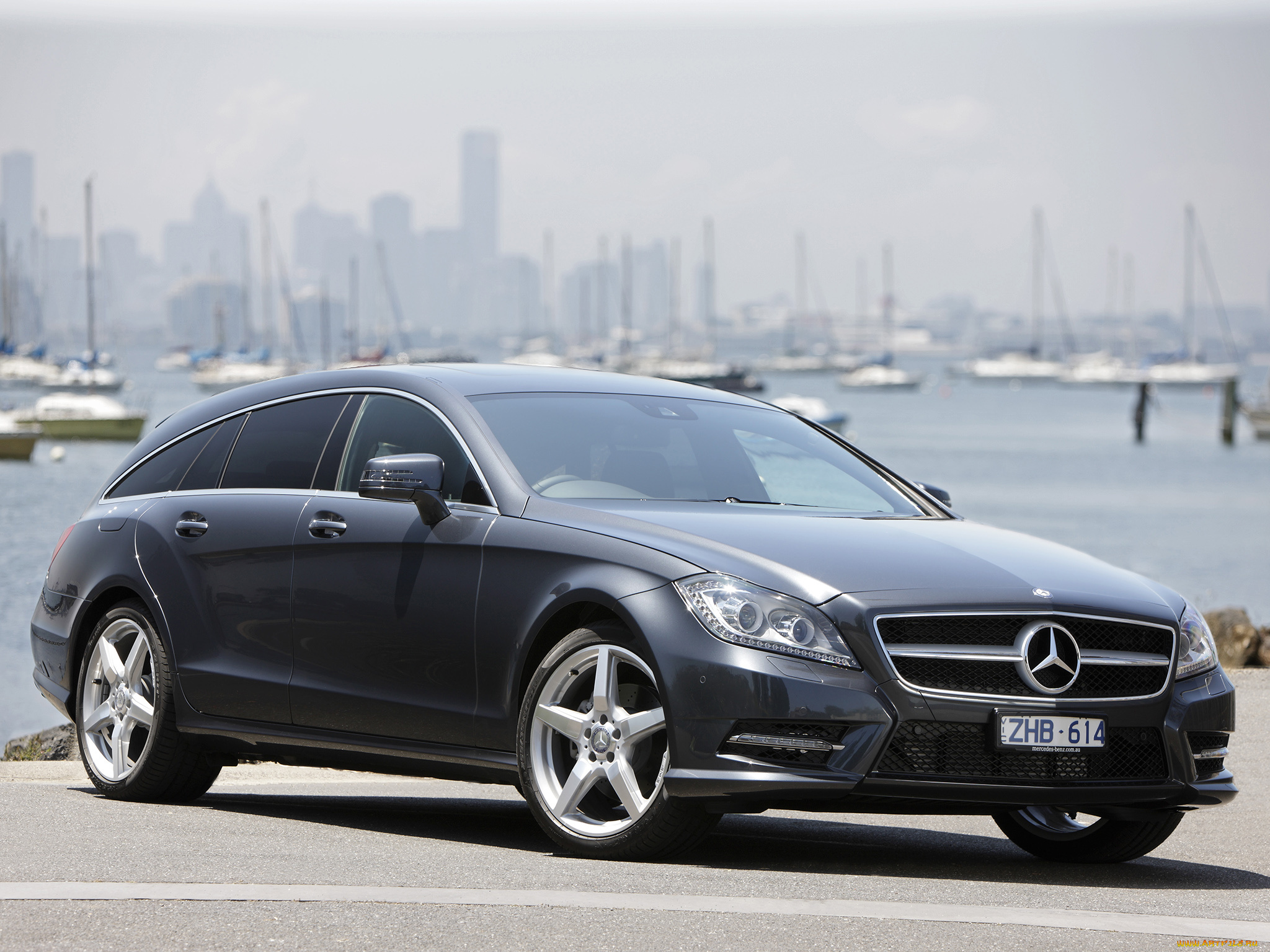 автомобили, mercedes-benz, 250, cdi, cls, package, au-spec, x218, темный, sports, amg, shooting, brake