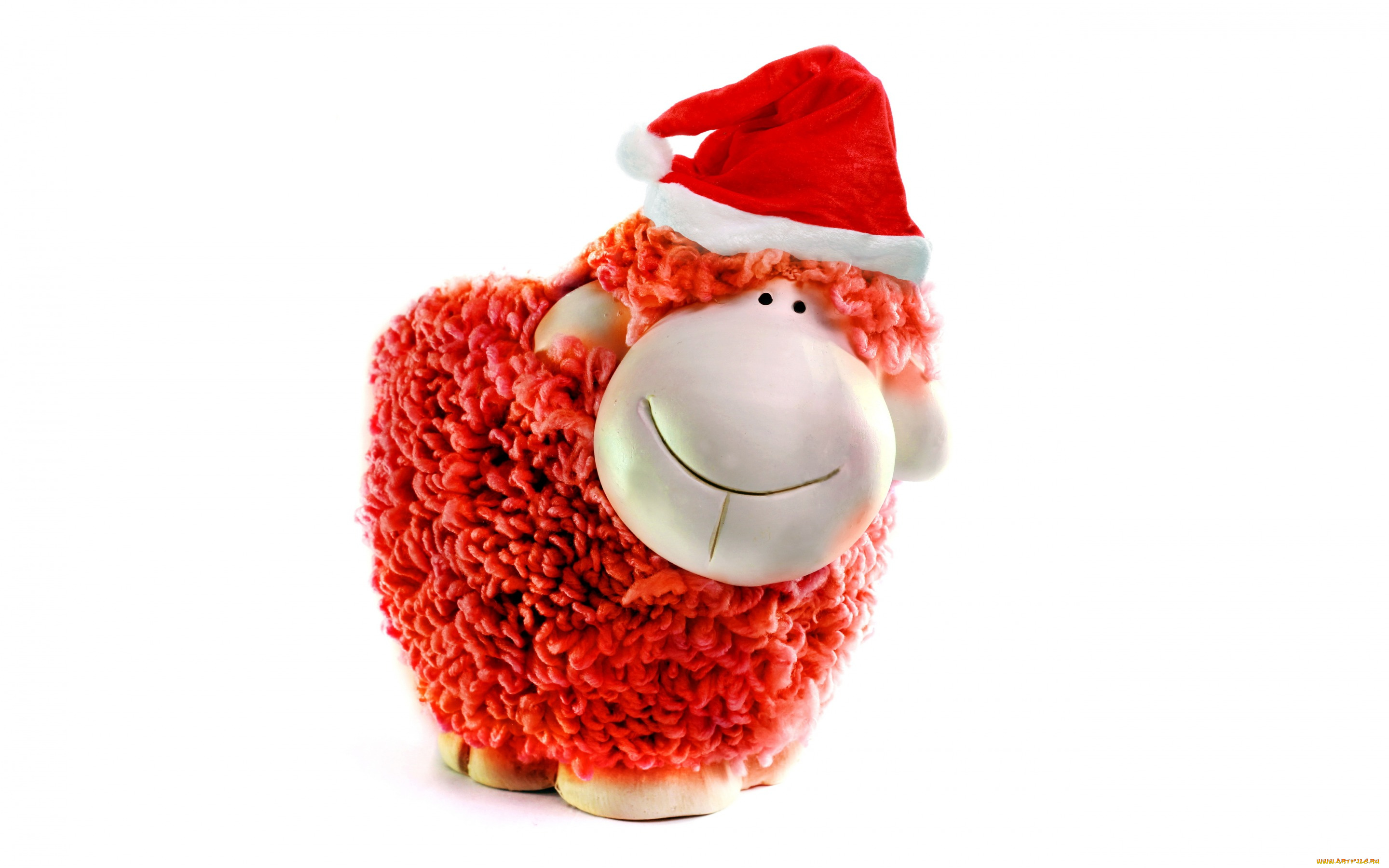 праздничные, фигурки, sheep, symbol, 2015, new, year, новый, год, santa